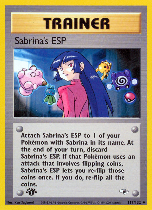 Sabrina's ESP (117/132) [Gym Heroes 1st Edition] | Galaxy Games LLC