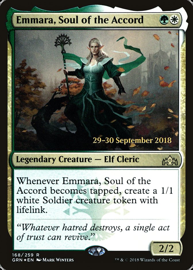 Emmara, Soul of the Accord [Guilds of Ravnica Prerelease Promos] | Galaxy Games LLC