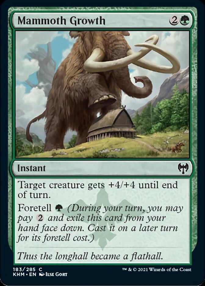 Mammoth Growth [Kaldheim] | Galaxy Games LLC
