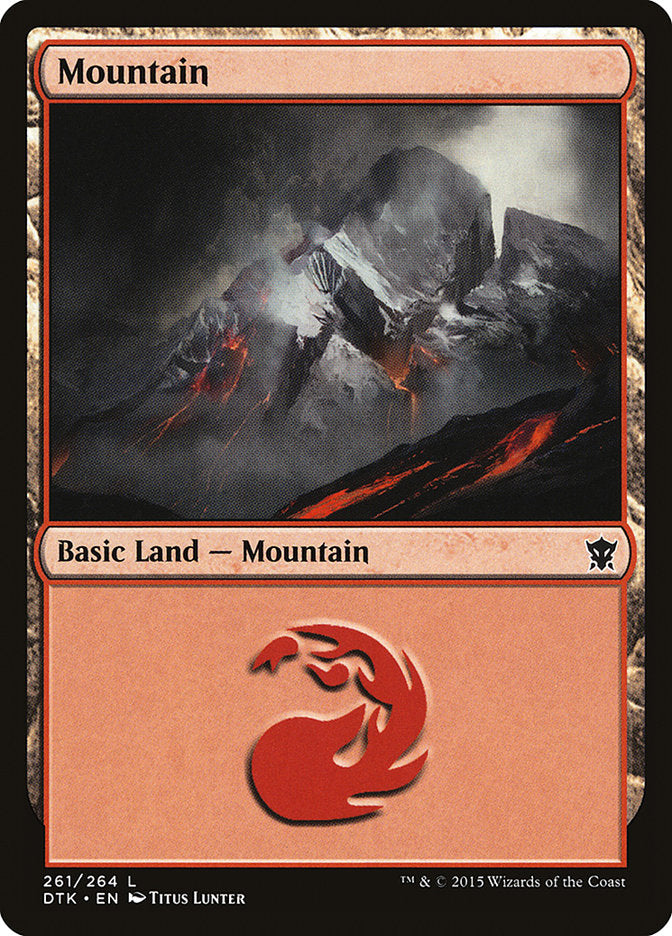 Mountain (261) [Dragons of Tarkir] | Galaxy Games LLC