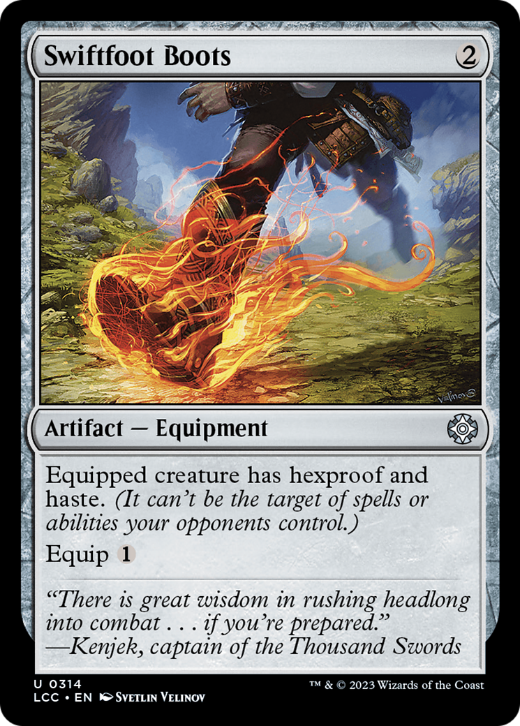 Swiftfoot Boots [The Lost Caverns of Ixalan Commander] | Galaxy Games LLC