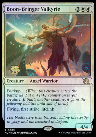 Boon-Bringer Valkyrie [March of the Machine Prerelease Promos] | Galaxy Games LLC