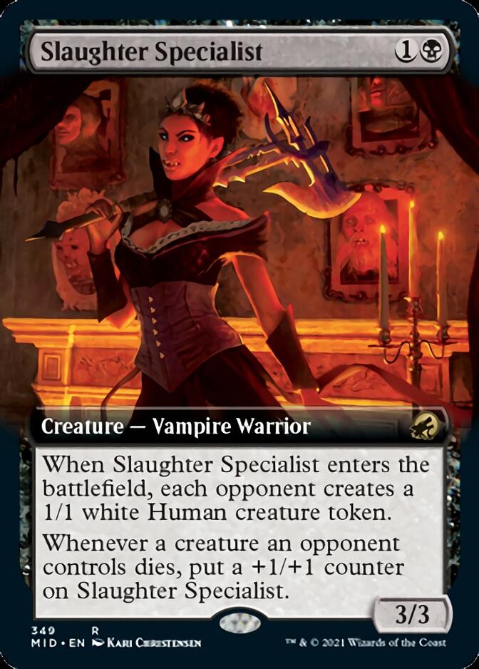 Slaughter Specialist (Extended Art) [Innistrad: Midnight Hunt] | Galaxy Games LLC