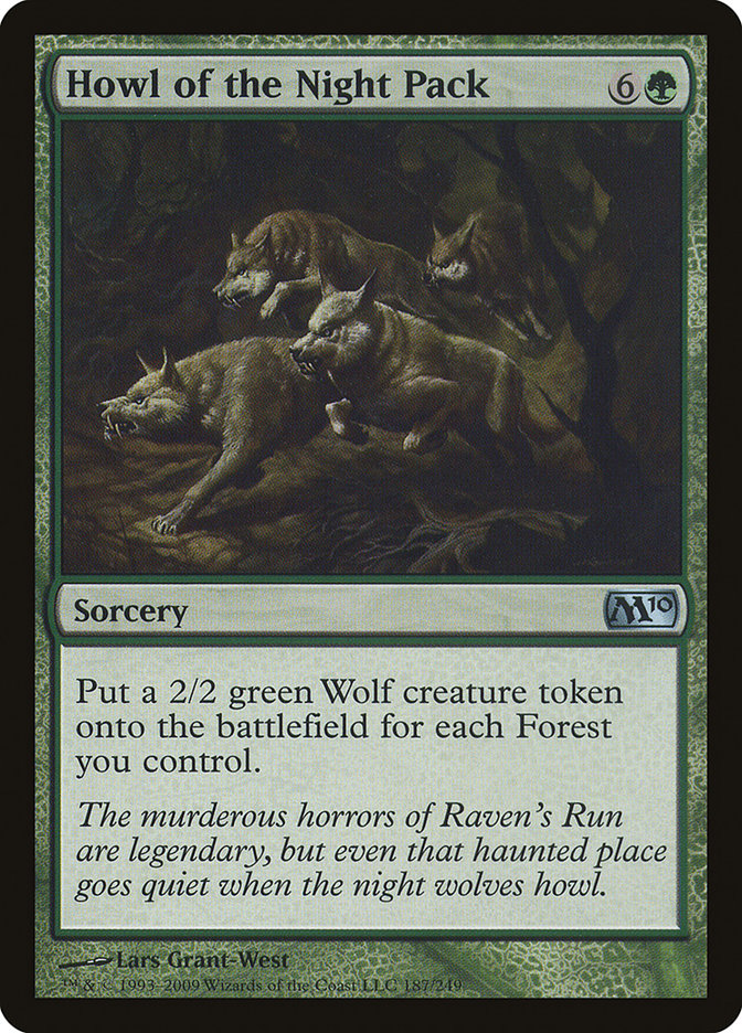 Howl of the Night Pack [Magic 2010] | Galaxy Games LLC