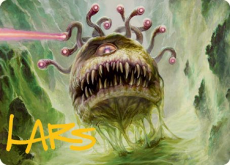 Beholder Art Card (Gold-Stamped Signature) [Dungeons & Dragons: Adventures in the Forgotten Realms Art Series] | Galaxy Games LLC