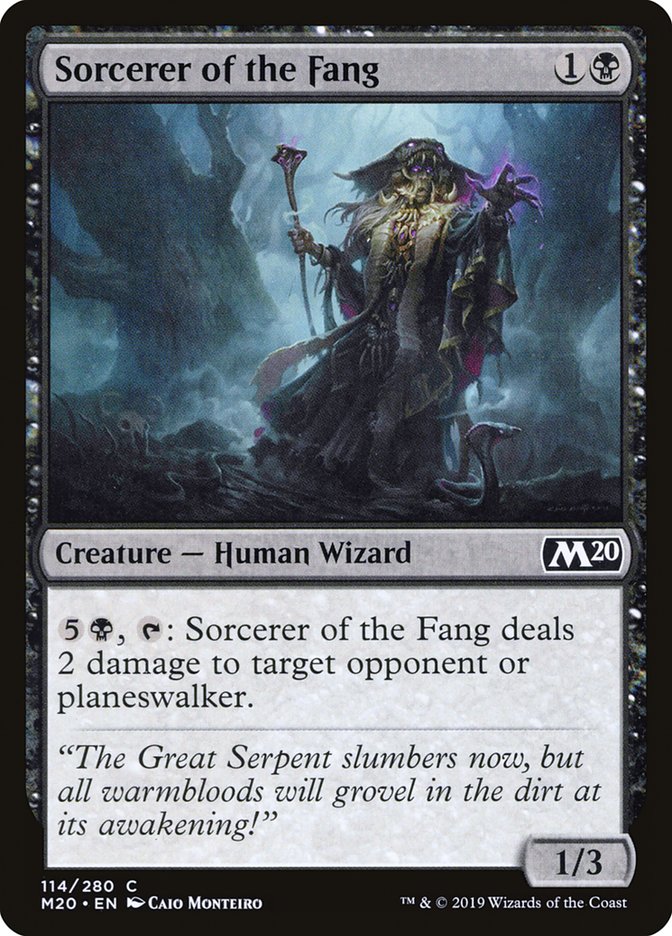 Sorcerer of the Fang [Core Set 2020] | Galaxy Games LLC