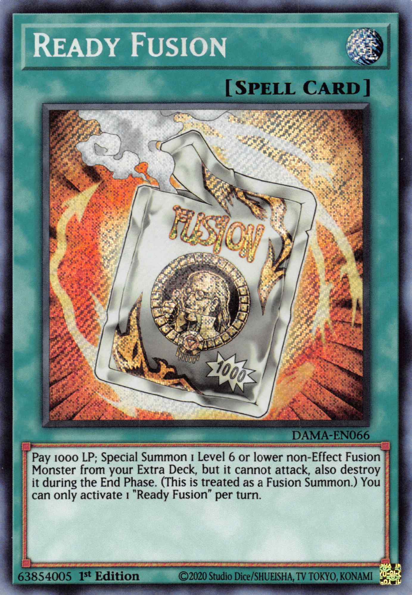 Ready Fusion [DAMA-EN066] Secret Rare | Galaxy Games LLC