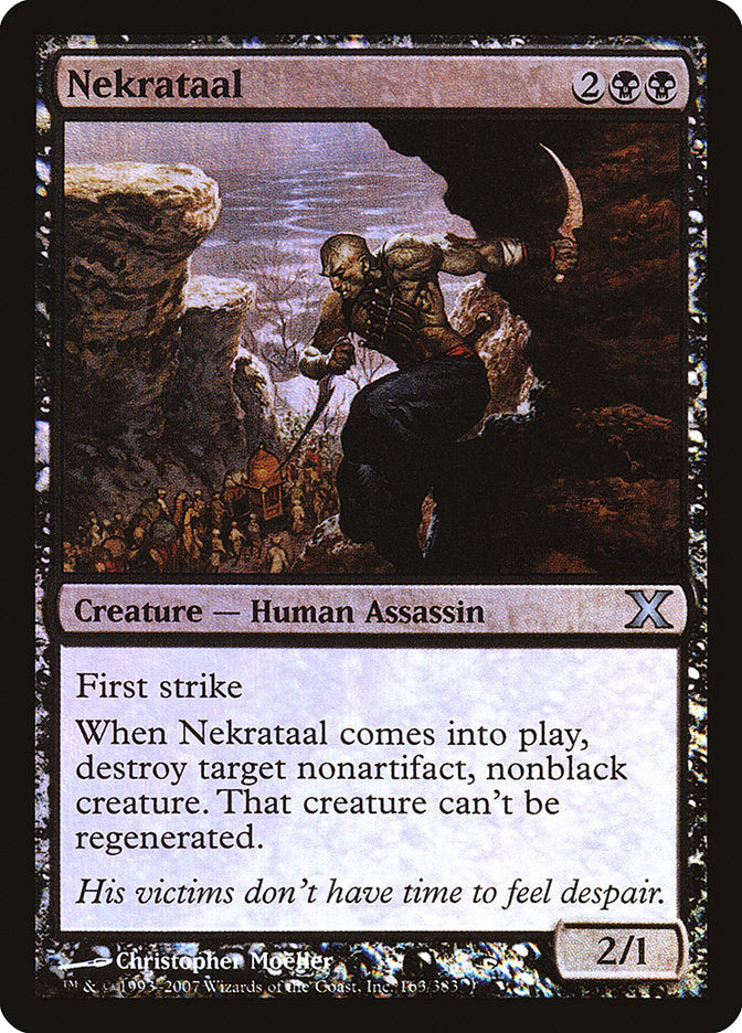 Nekrataal (Premium Foil) [Tenth Edition] | Galaxy Games LLC