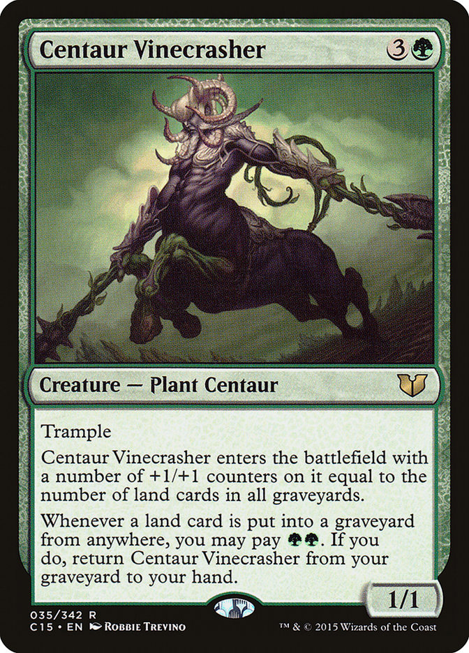 Centaur Vinecrasher [Commander 2015] | Galaxy Games LLC