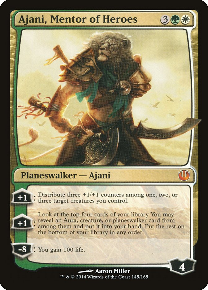 Ajani, Mentor of Heroes [Journey into Nyx] | Galaxy Games LLC