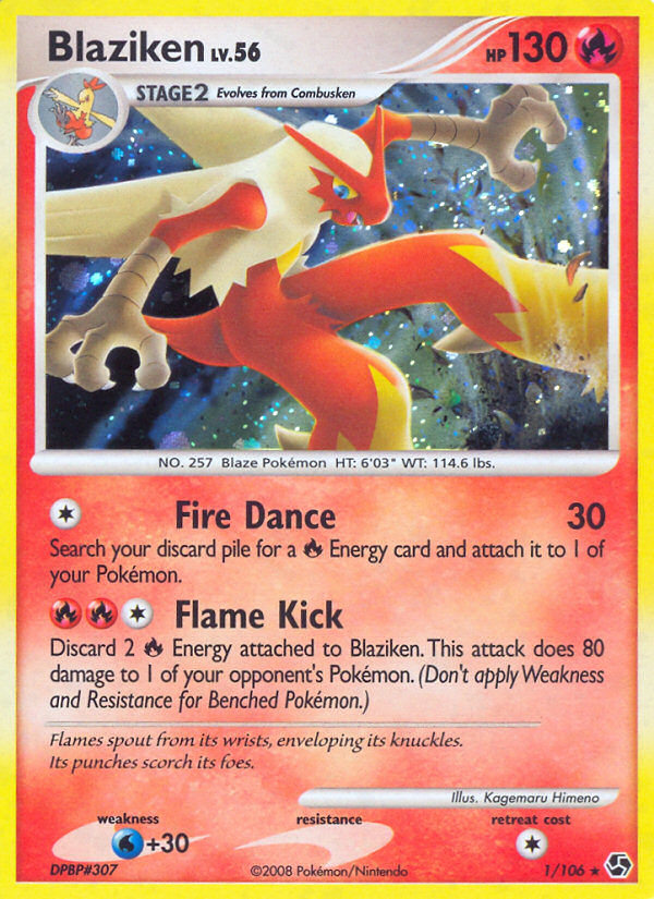 Blaziken (1/106) [Diamond & Pearl: Great Encounters] | Galaxy Games LLC