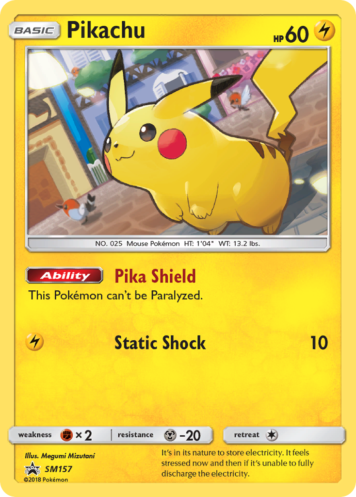 Pikachu (SM157) [Sun & Moon: Black Star Promos] | Galaxy Games LLC