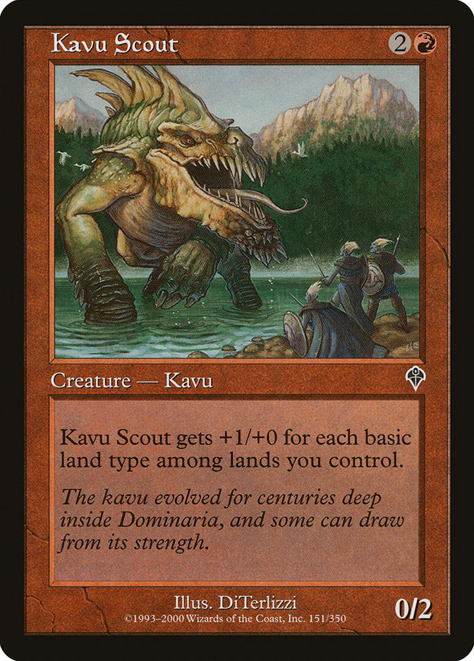 Kavu Scout [Invasion] | Galaxy Games LLC