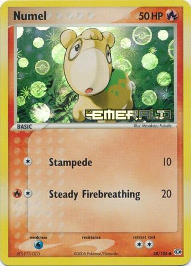 Numel (58/106) (Stamped) [EX: Emerald] | Galaxy Games LLC