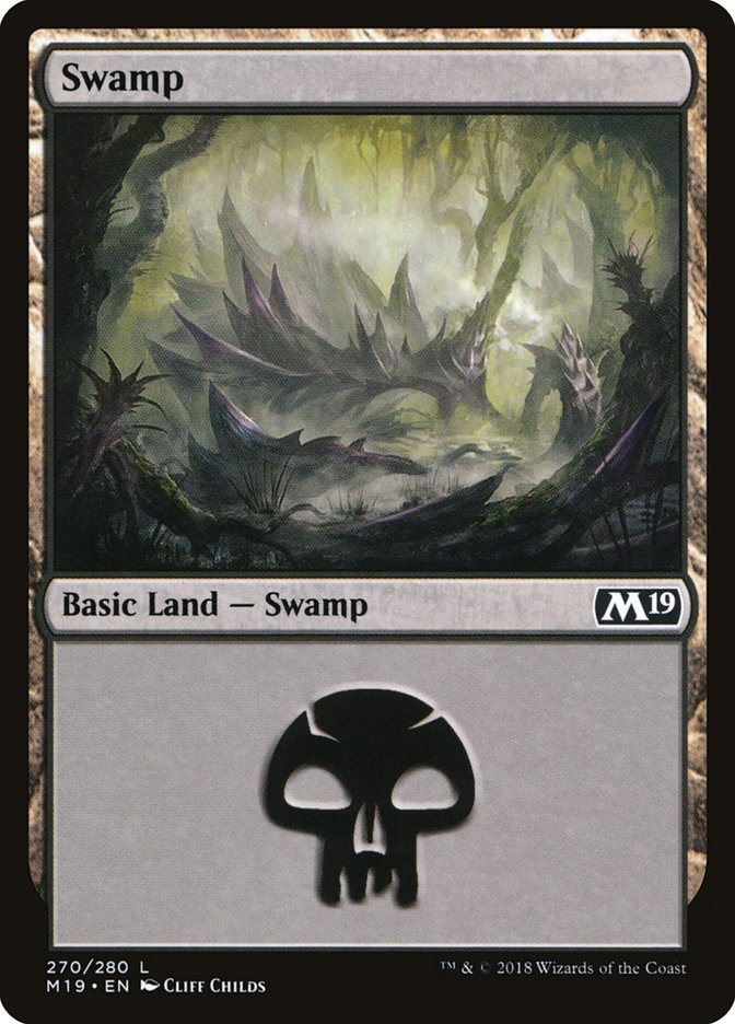 Swamp (270) [Core Set 2019] | Galaxy Games LLC