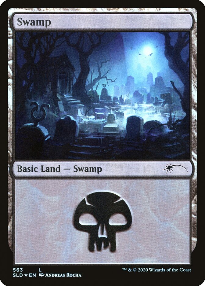 Swamp (Spooky) (563) [Secret Lair Drop Promos] | Galaxy Games LLC