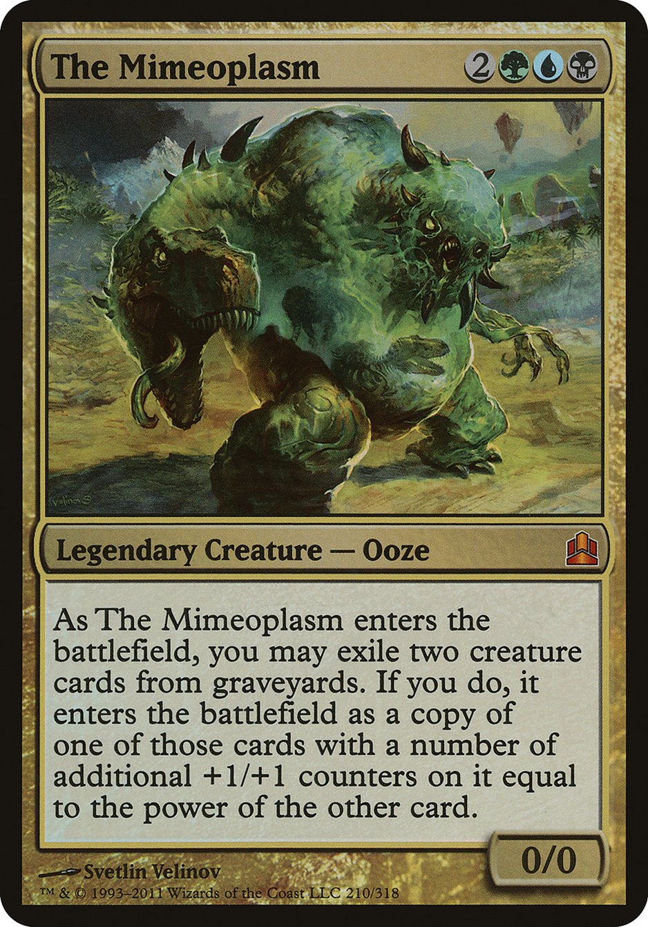 The Mimeoplasm (Oversized) [Commander 2011 Oversized] | Galaxy Games LLC