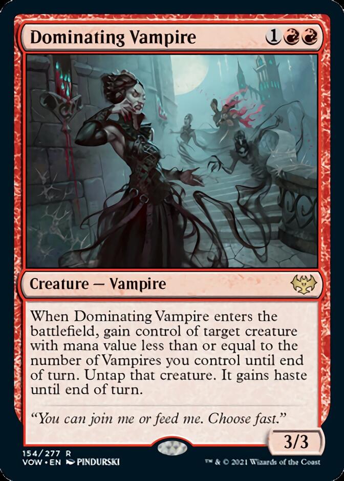 Dominating Vampire [Innistrad: Crimson Vow] | Galaxy Games LLC