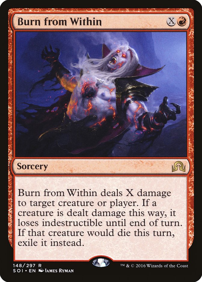 Burn from Within [Shadows over Innistrad] | Galaxy Games LLC