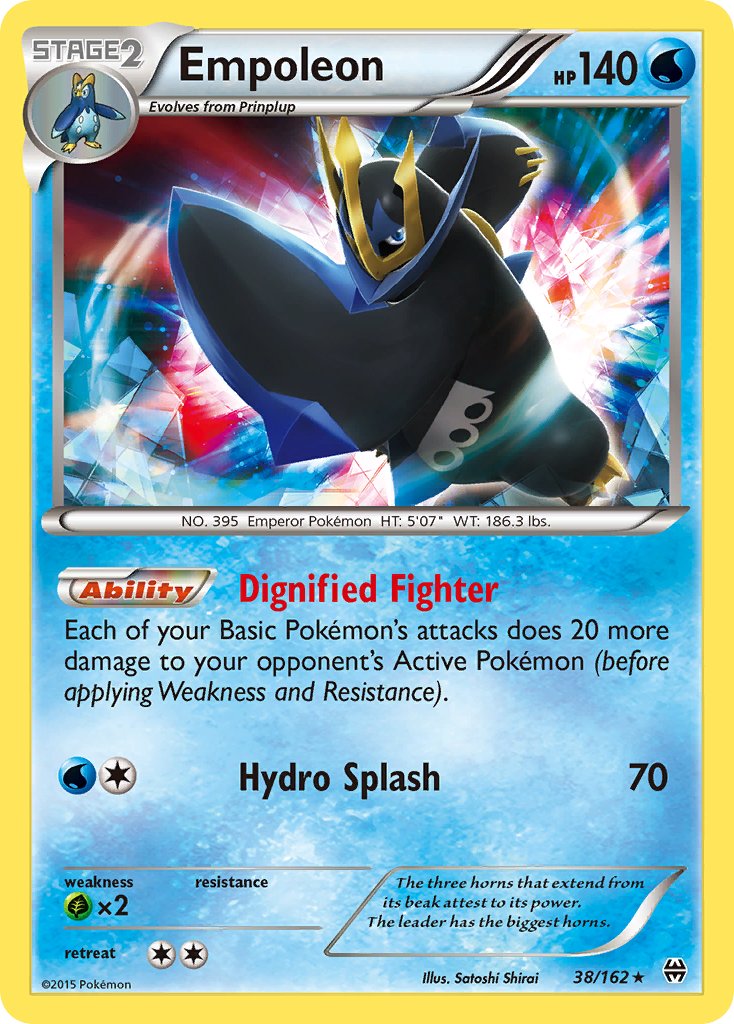 Empoleon (38/162) (Battle Arena Deck Exclusive) (Theme Deck Exclusive) [XY: BREAKthrough] | Galaxy Games LLC