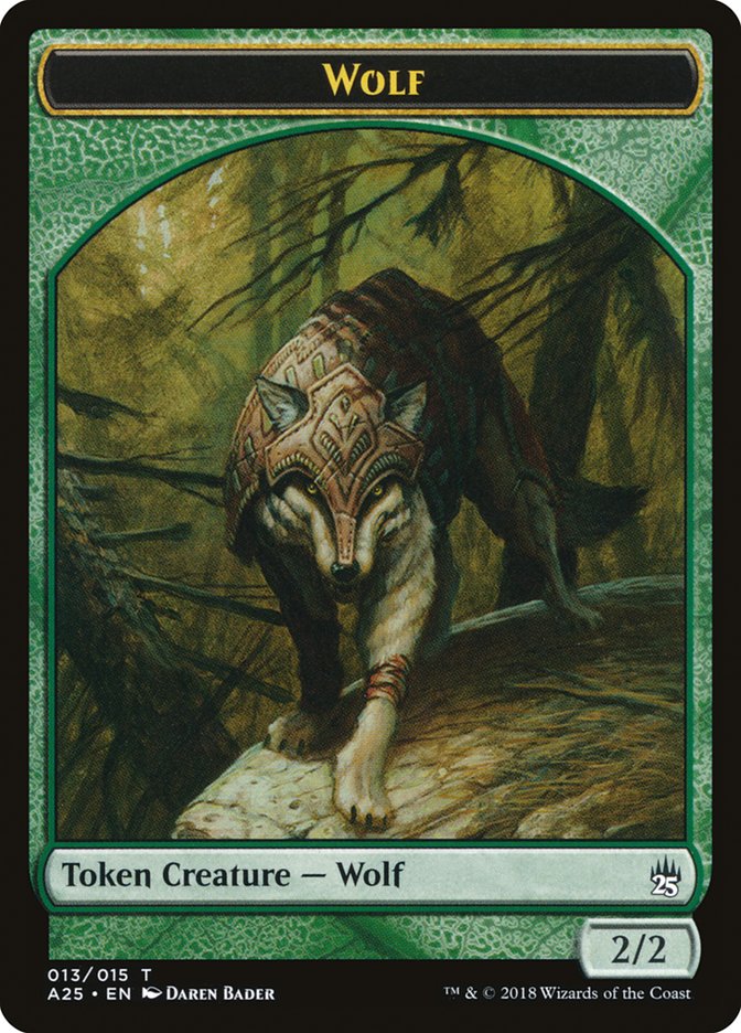 Wolf Token [Masters 25 Tokens] | Galaxy Games LLC