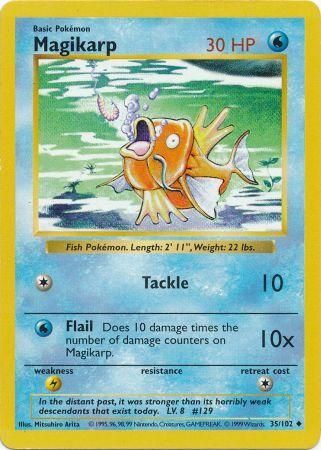 Magikarp (35/102) [Base Set Shadowless Unlimited] | Galaxy Games LLC