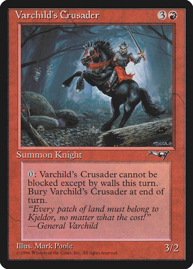 Varchild's Crusader (Black Horse) [Alliances] | Galaxy Games LLC