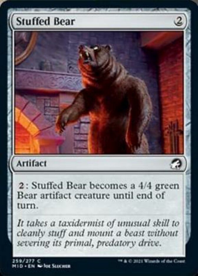 Stuffed Bear [Innistrad: Midnight Hunt] | Galaxy Games LLC