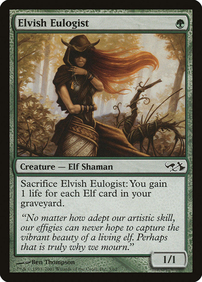 Elvish Eulogist [Duel Decks: Elves vs. Goblins] | Galaxy Games LLC