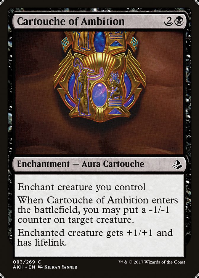 Cartouche of Ambition [Amonkhet] | Galaxy Games LLC