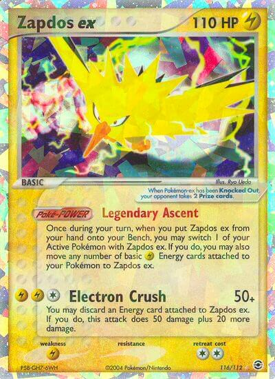 Zapdos ex (116/112) [EX: FireRed & LeafGreen] | Galaxy Games LLC