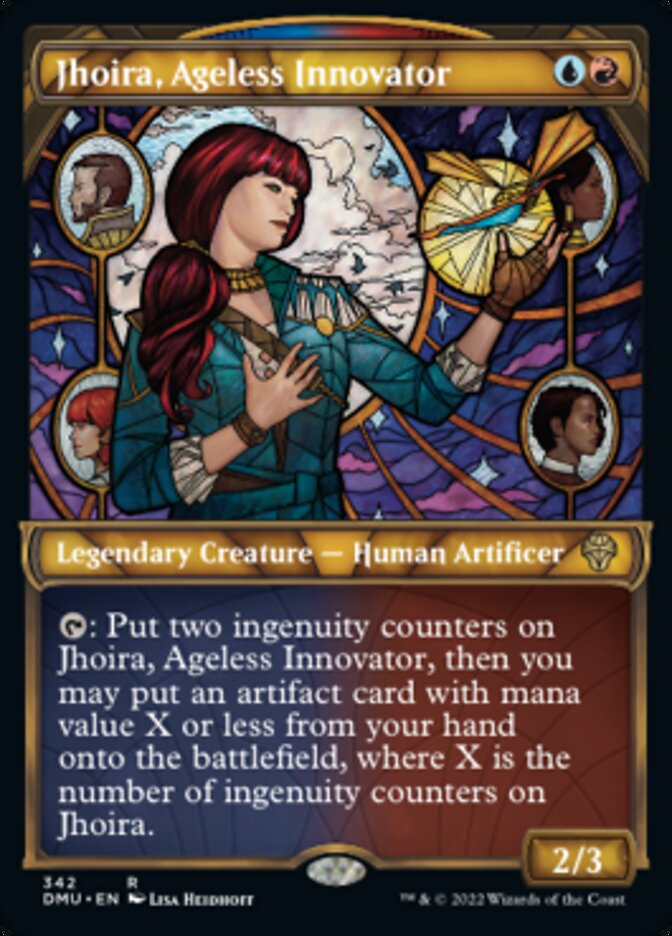 Jhoira, Ageless Innovator (Showcase Textured) [Dominaria United] | Galaxy Games LLC