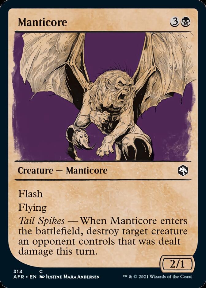 Manticore (Showcase) [Dungeons & Dragons: Adventures in the Forgotten Realms] | Galaxy Games LLC