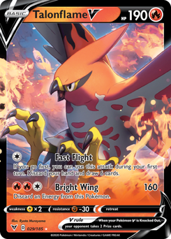 Talonflame V (029/185) [Sword & Shield: Vivid Voltage] | Galaxy Games LLC