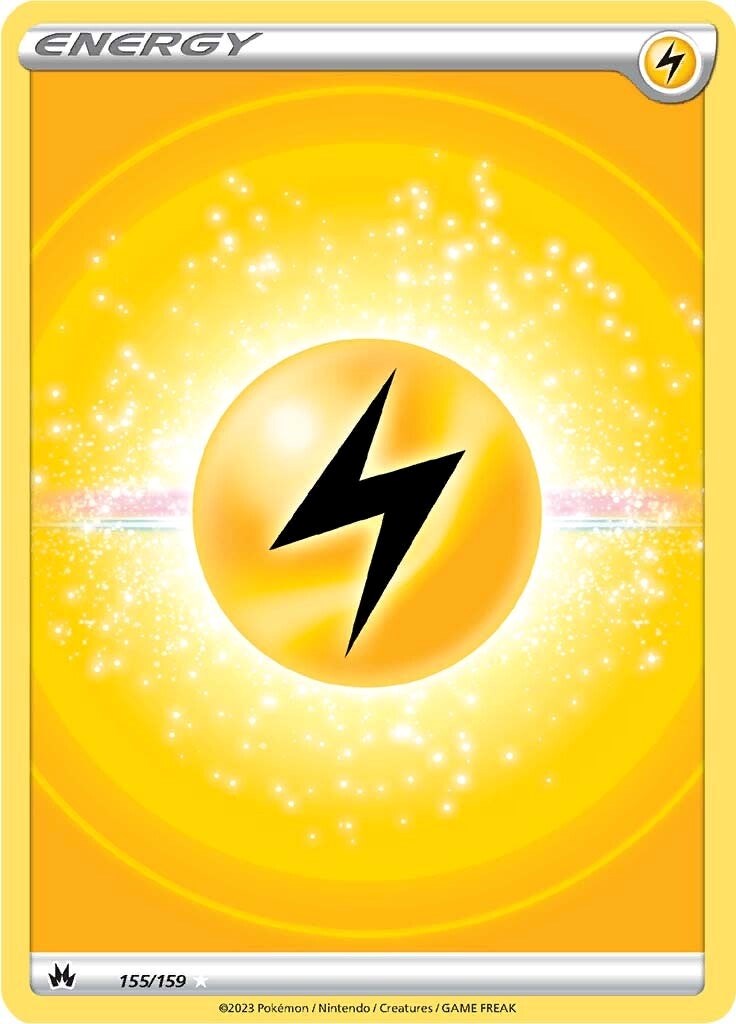 Lightning Energy (155/159) (Texture Full Art) [Sword & Shield: Crown Zenith] | Galaxy Games LLC
