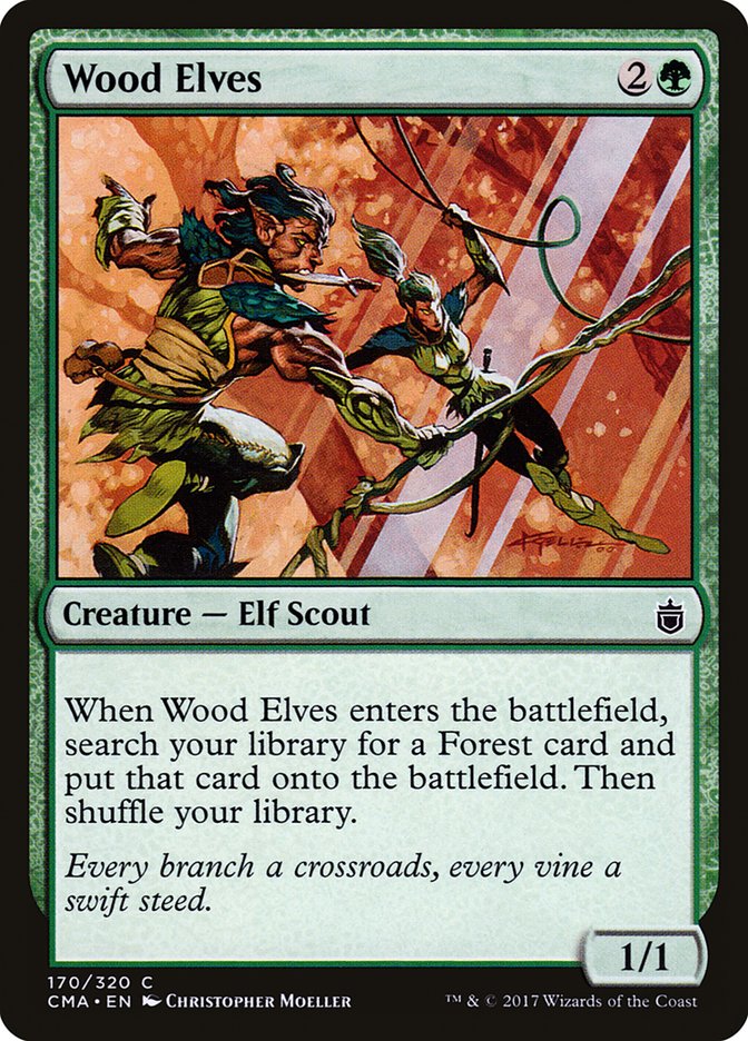 Wood Elves [Commander Anthology] | Galaxy Games LLC