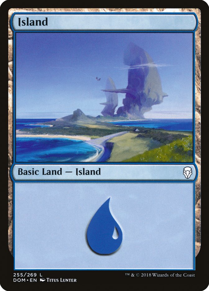 Island (255) [Dominaria] | Galaxy Games LLC