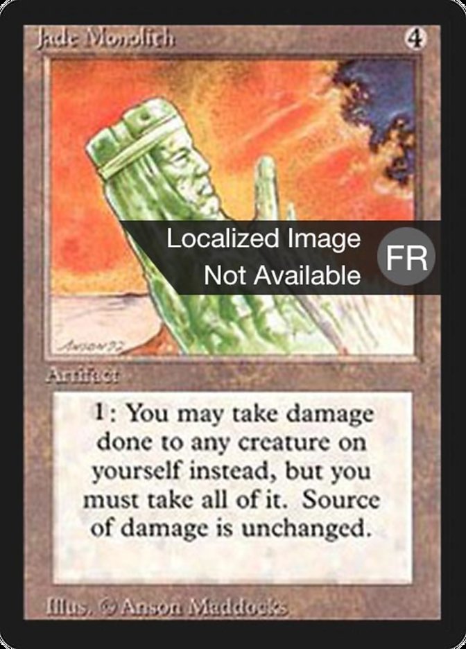 Jade Monolith [Foreign Black Border] | Galaxy Games LLC