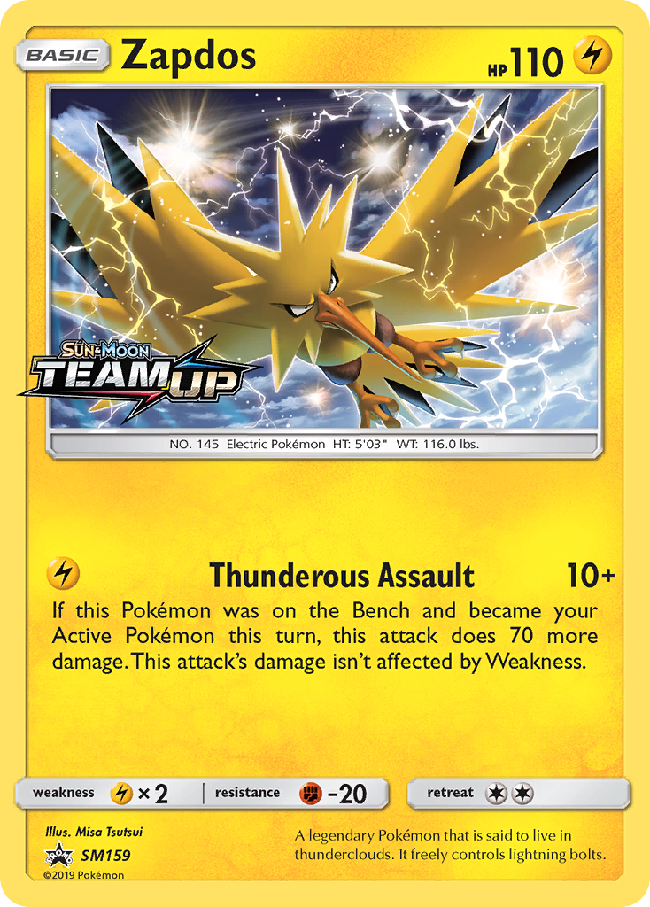 Zapdos (SM159) [Sun & Moon: Black Star Promos] | Galaxy Games LLC