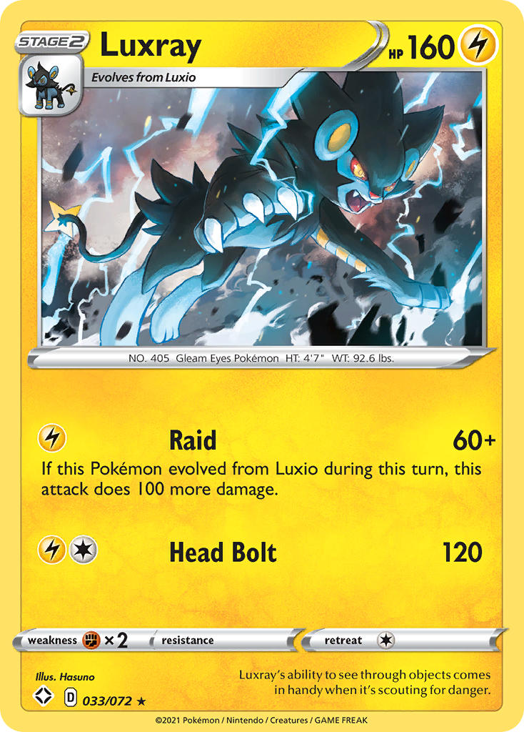 Luxray (033/072) [Sword & Shield: Shining Fates] | Galaxy Games LLC