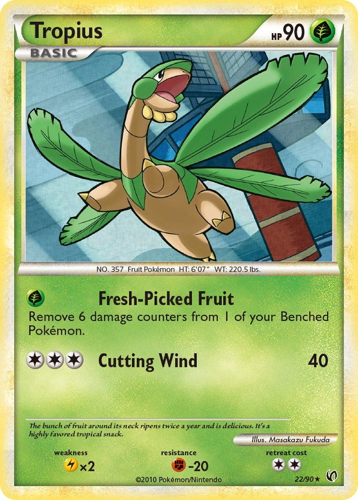 Tropius (22/90) [HeartGold & SoulSilver: Undaunted] | Galaxy Games LLC