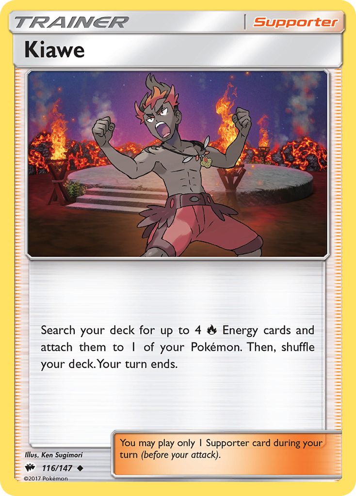 Kiawe (116/147) [Sun & Moon: Burning Shadows] | Galaxy Games LLC