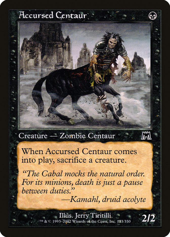 Accursed Centaur [Onslaught] | Galaxy Games LLC
