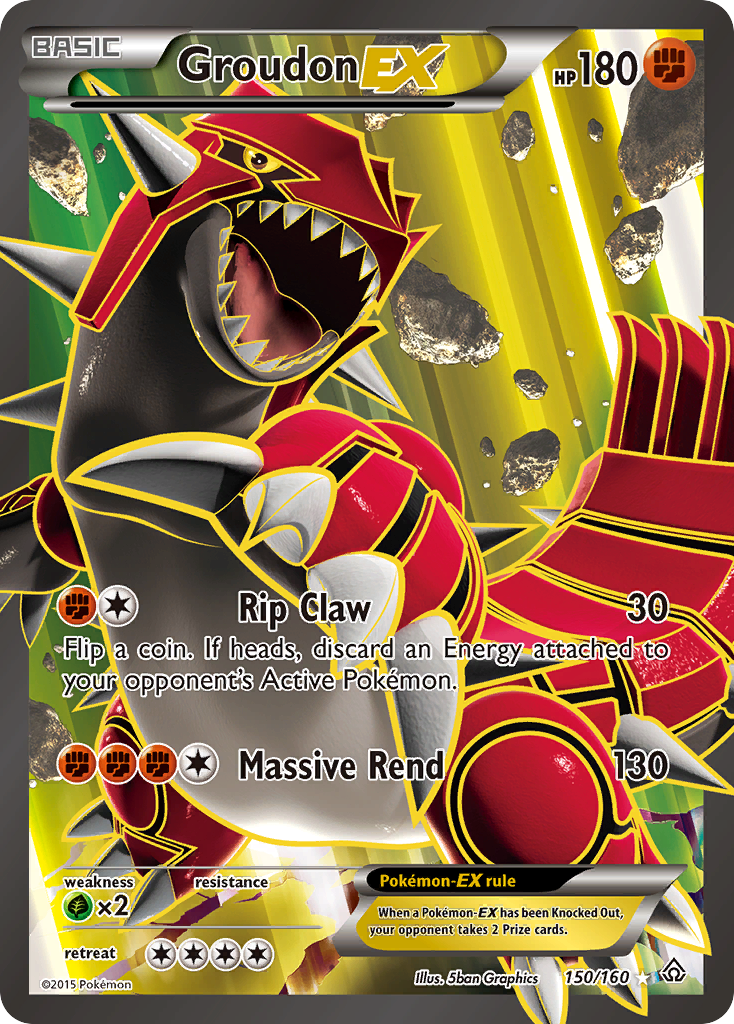 Groudon EX (150/160) [XY: Primal Clash] | Galaxy Games LLC