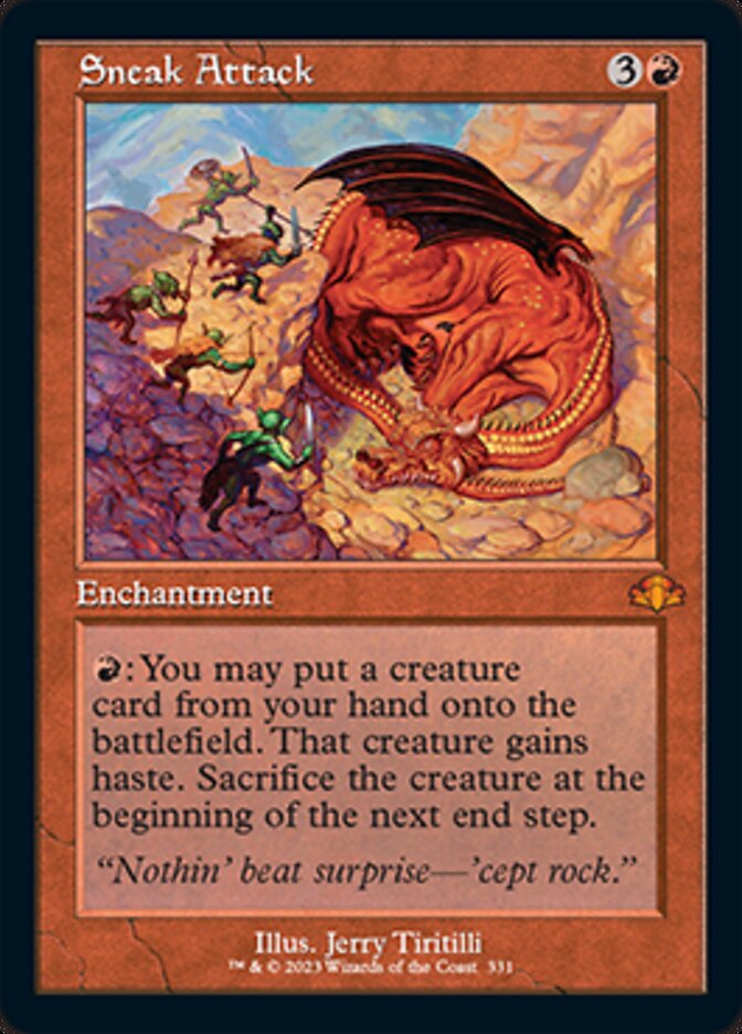 Sneak Attack (Retro) [Dominaria Remastered] | Galaxy Games LLC