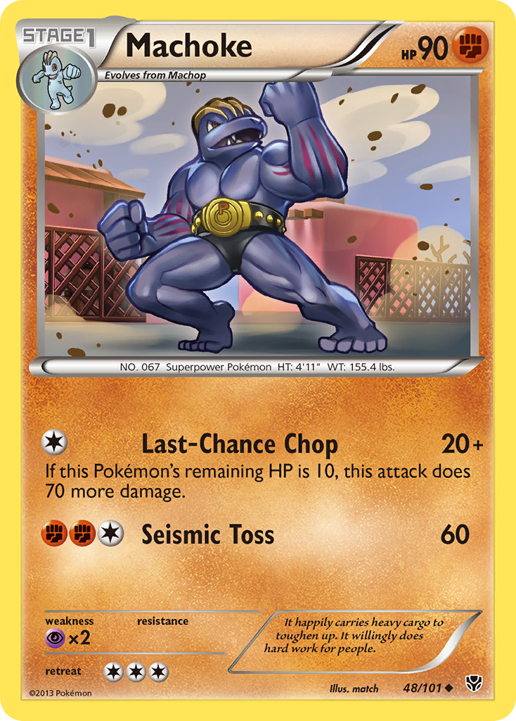 Machoke (48/101) [Black & White: Plasma Blast] | Galaxy Games LLC