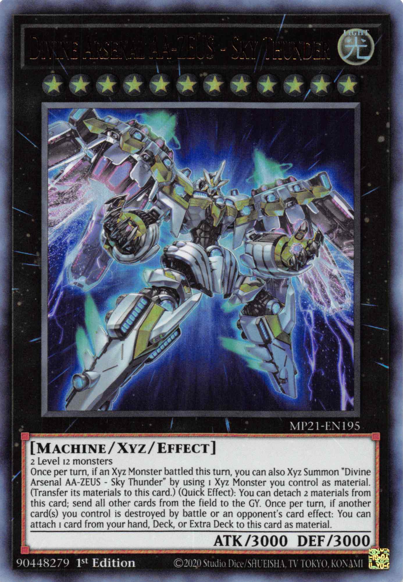 Divine Arsenal AA-ZEUS - Sky Thunder [MP21-EN195] Ultra Rare | Galaxy Games LLC