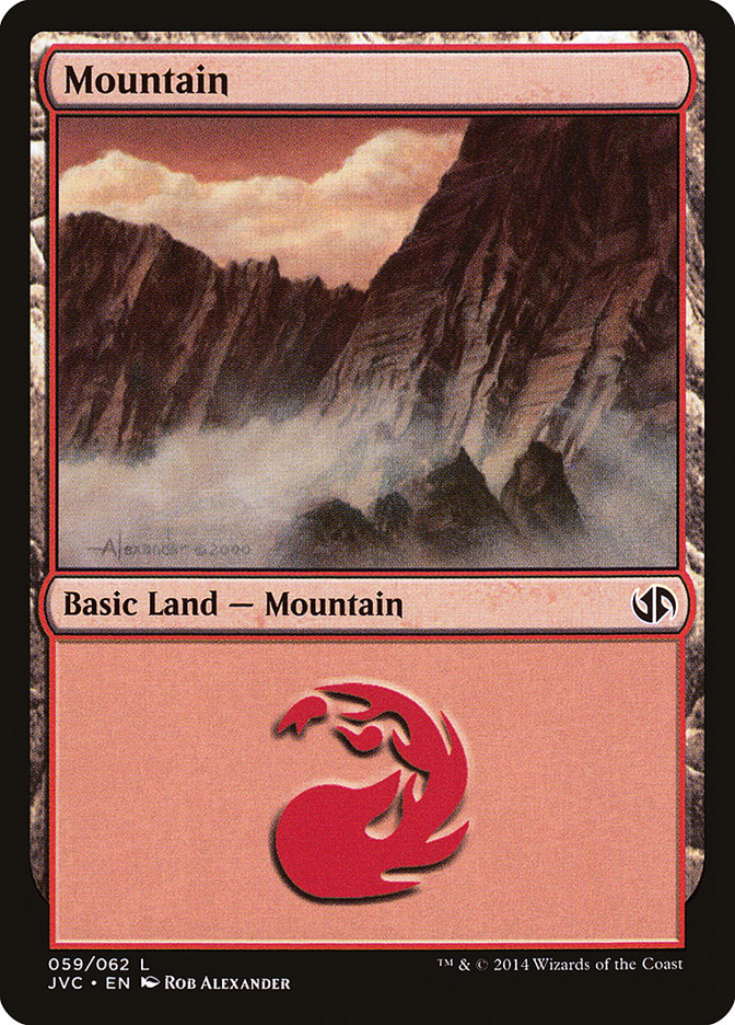 Mountain (61) [Duel Decks Anthology] | Galaxy Games LLC