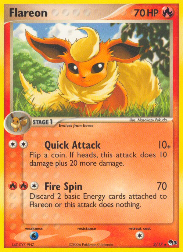 Flareon (2/17) [POP Series 3] | Galaxy Games LLC