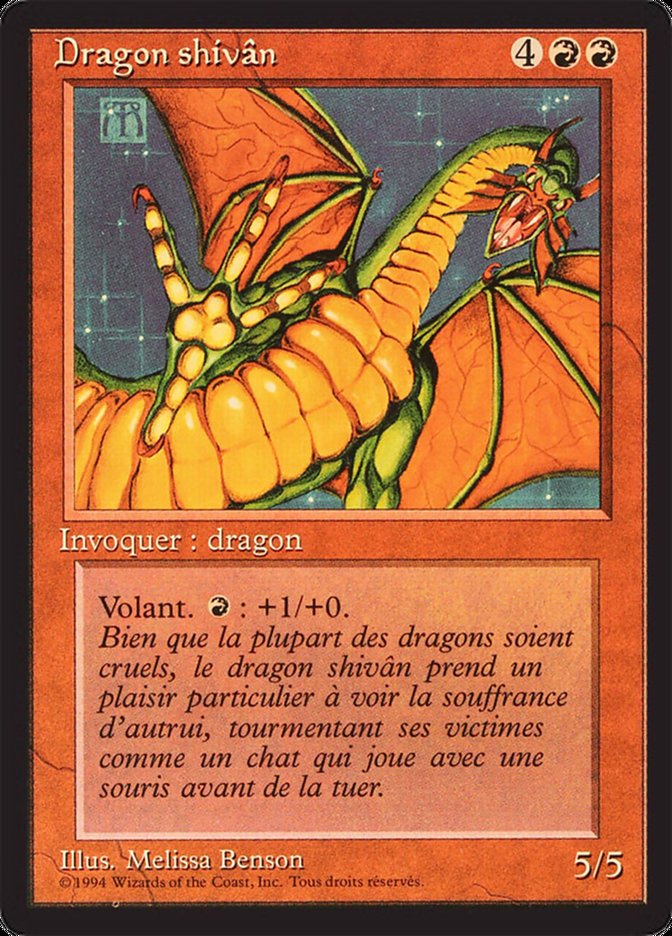 Shivan Dragon [Foreign Black Border] | Galaxy Games LLC